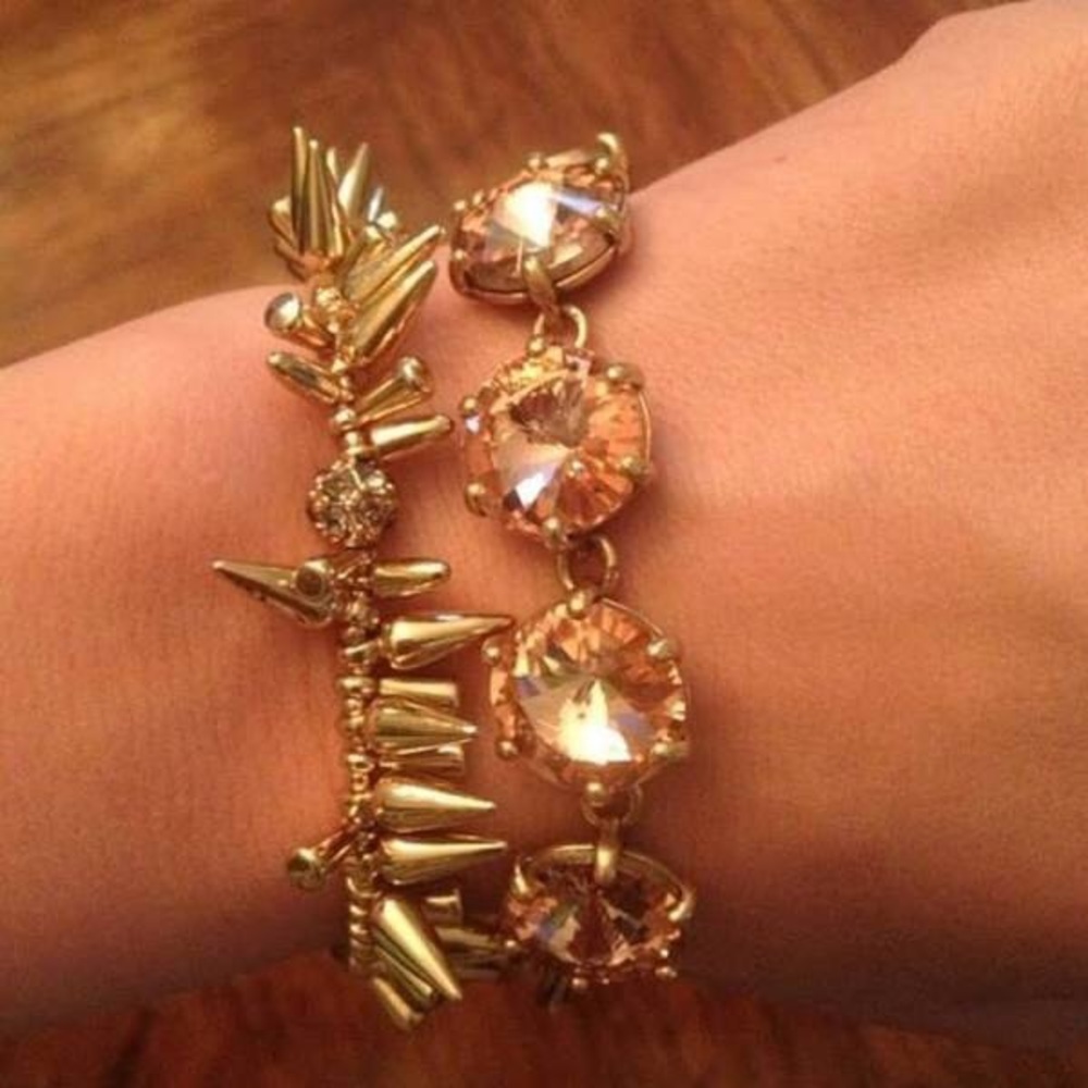 Stella & Dot Amelie bracelet peach - Picture 4 of 6